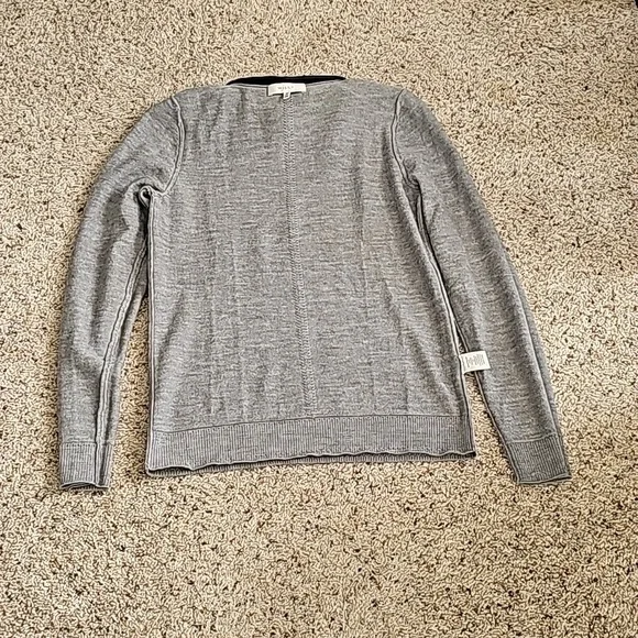 Milly gray sweater sz M - Picture 12 of 15